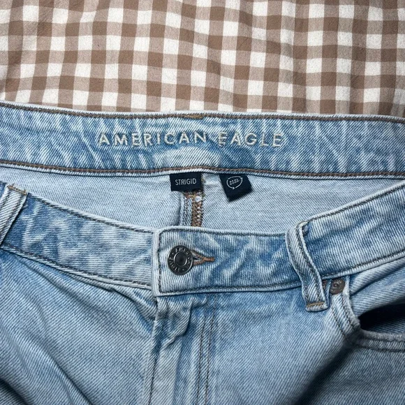 American Eagle Outfitters Light Blue Straight Men's Jeans - Picture 2 of 5